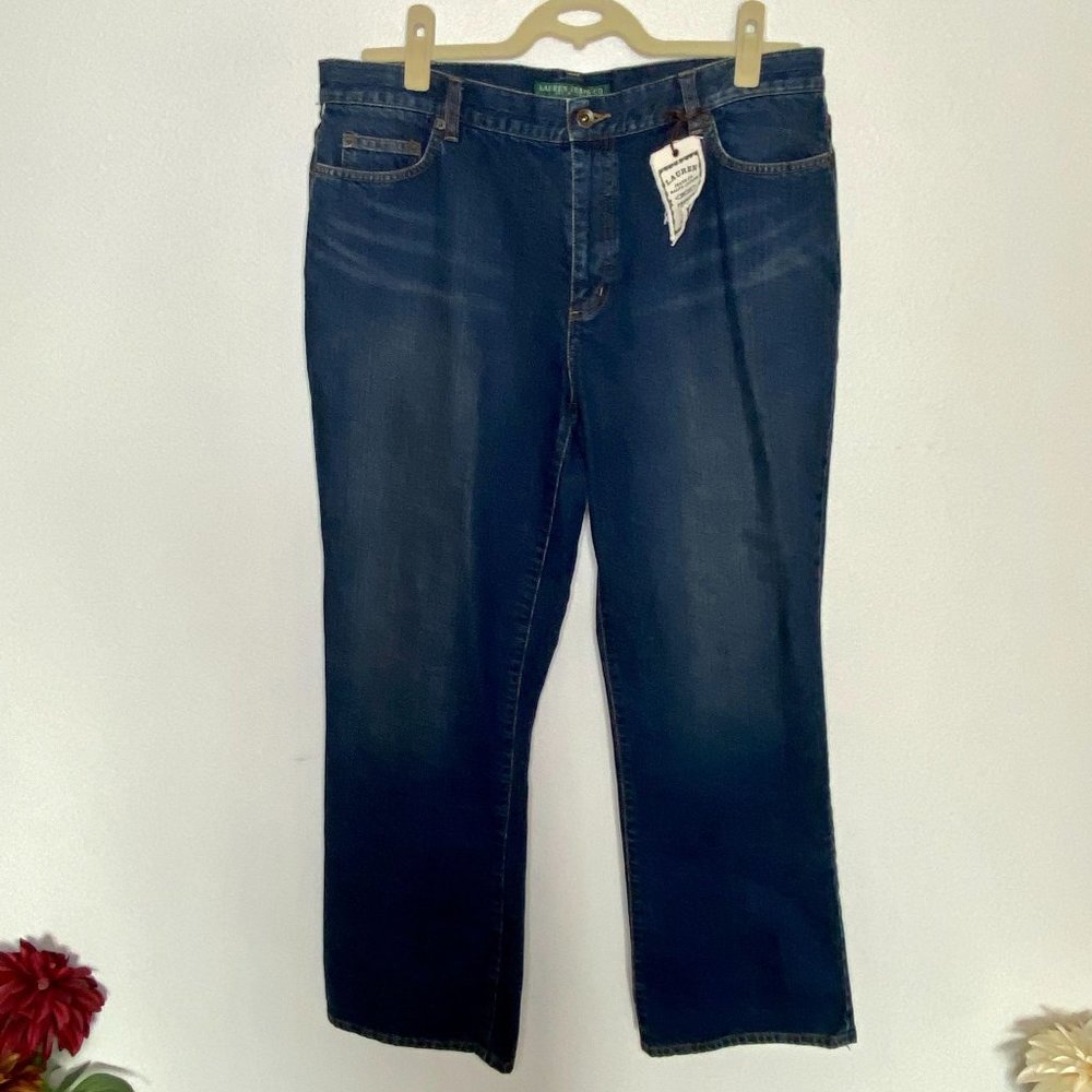 NEW Lauren Jeans Co. Bootcut Blue Jeans Western